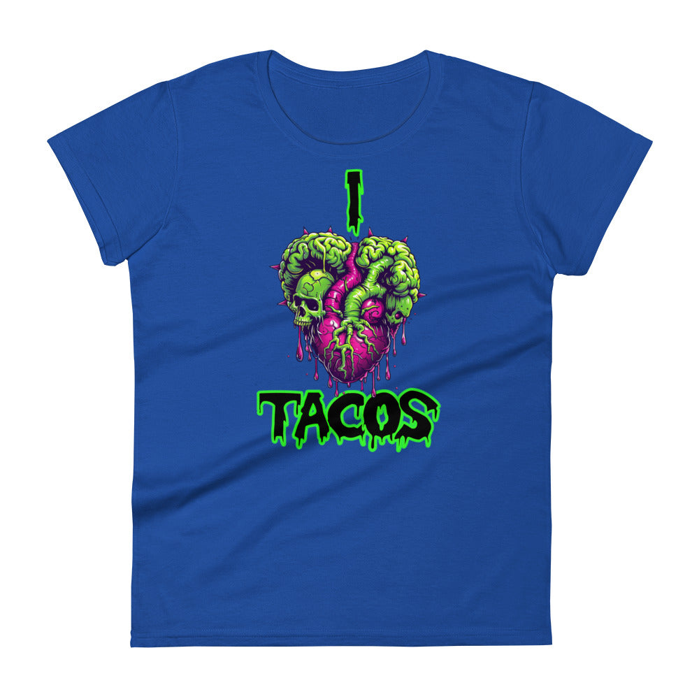 I Heart Tacos Women's Fitted Tee