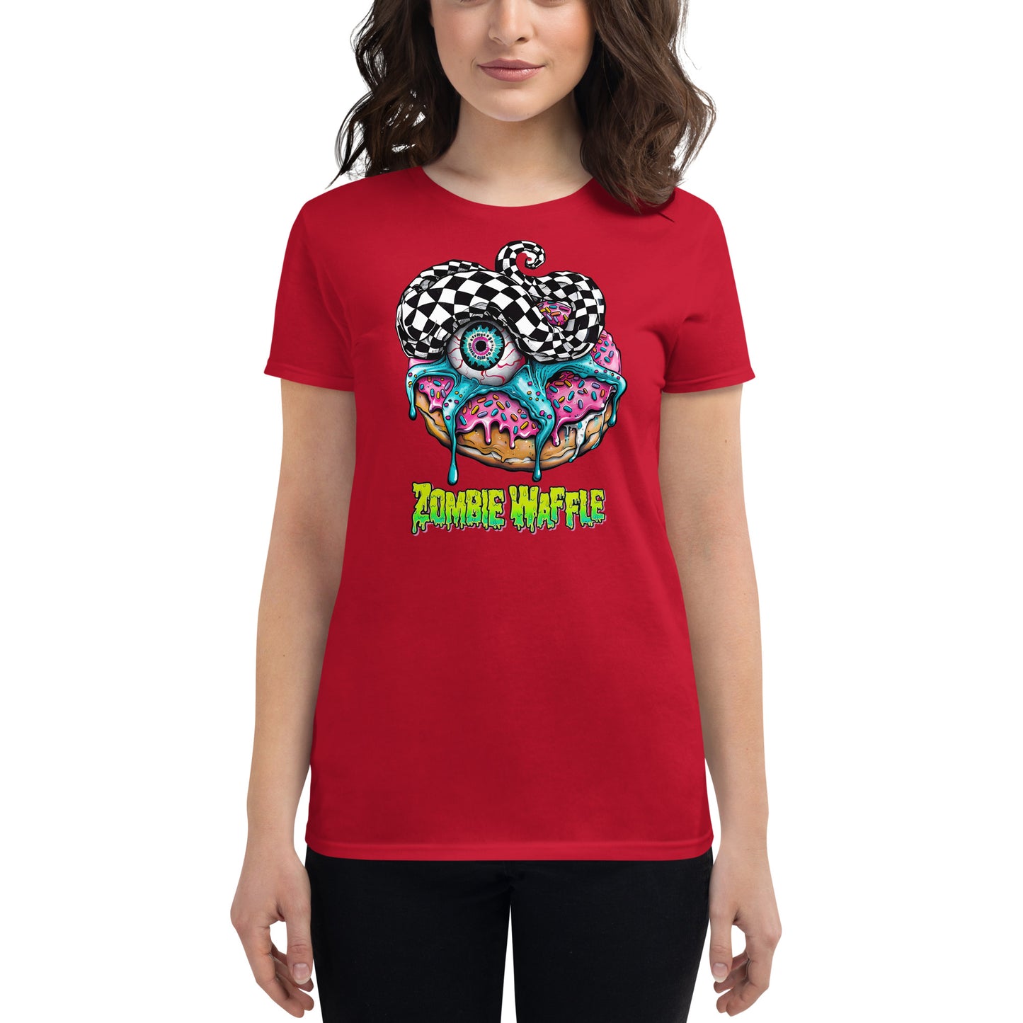 Zombie Donut Women's Fitted Tee