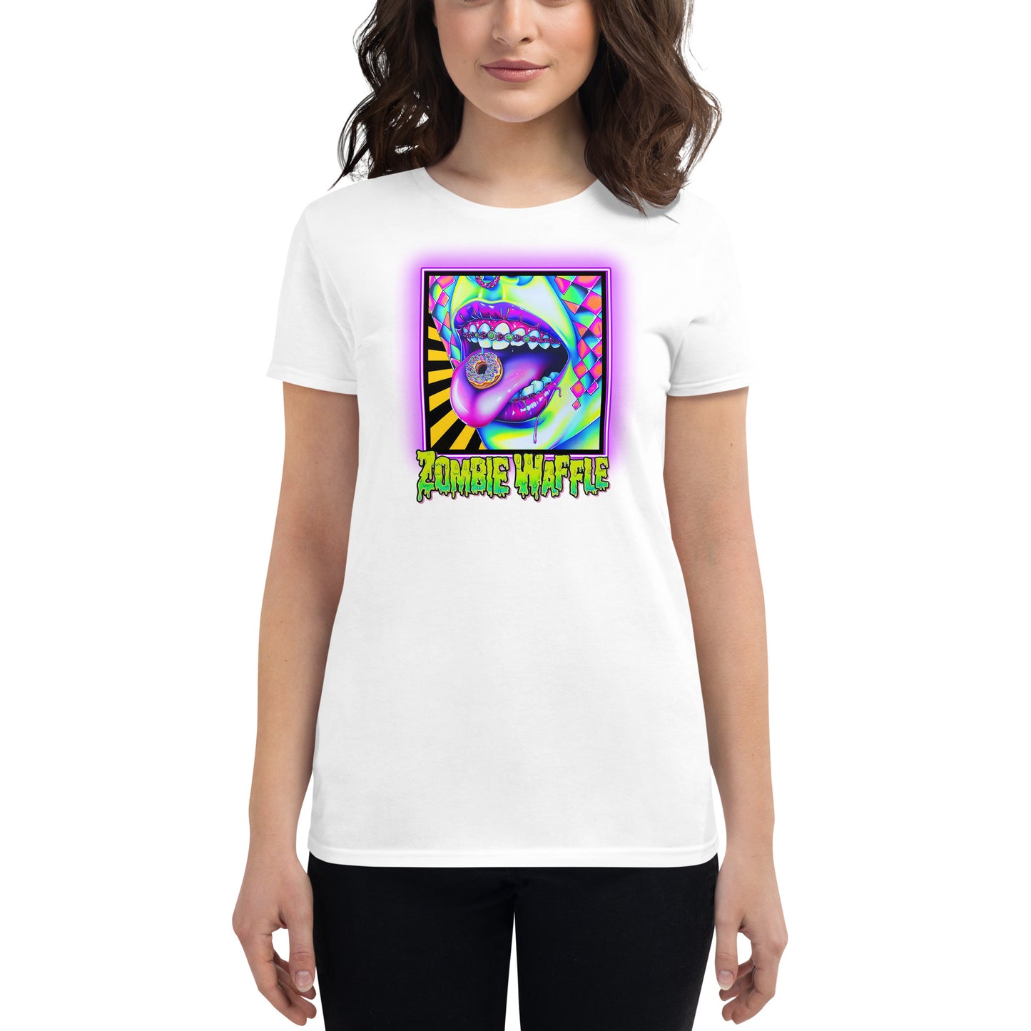 Donuts N Braces Women's Fitted Tee