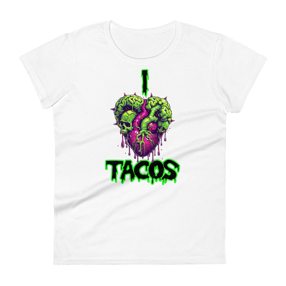 I Heart Tacos Women's Fitted Tee