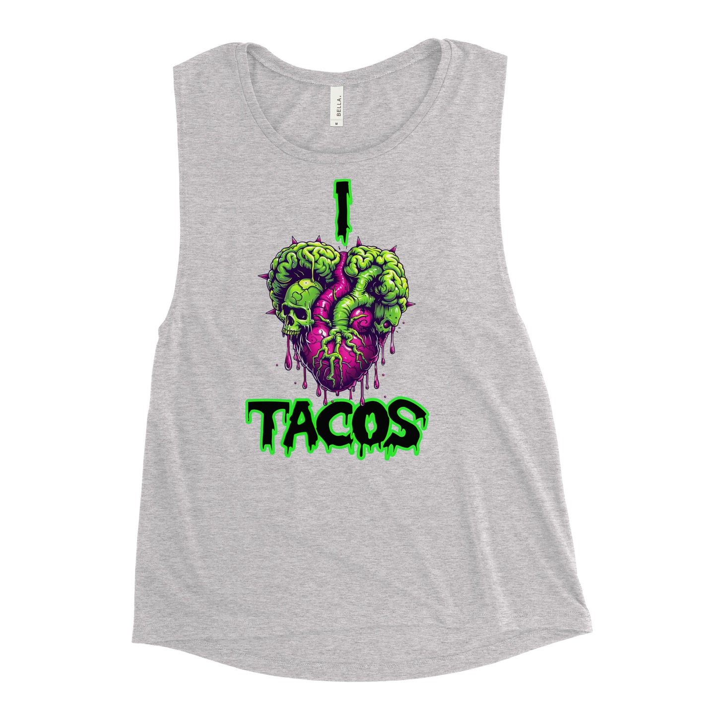 I Heart Tacos Women's Muscle Tank