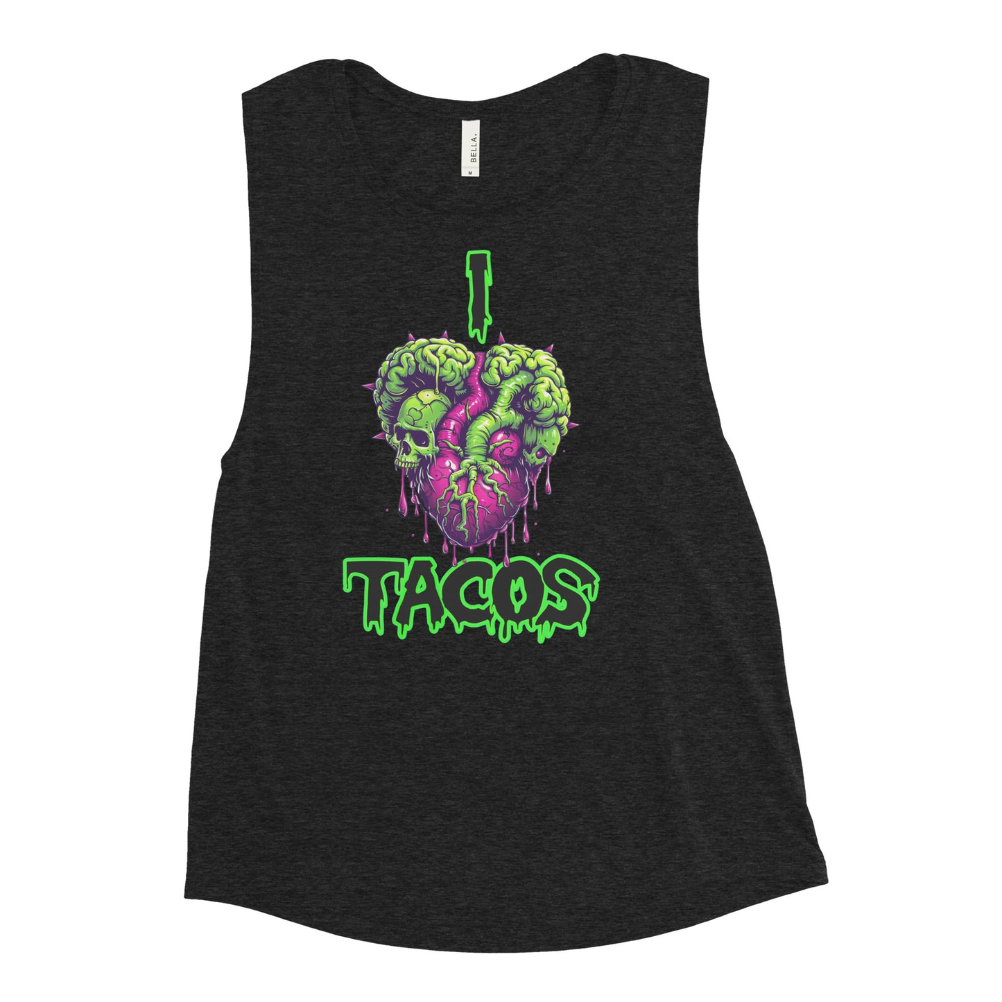 I Heart Tacos Women's Muscle Tank