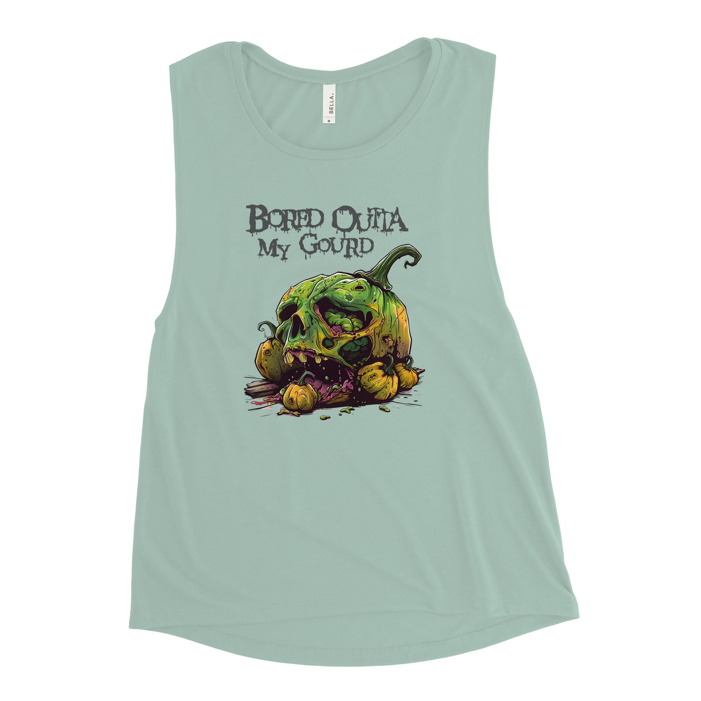 Bored Outta My Gourd Women's Muscle Tank