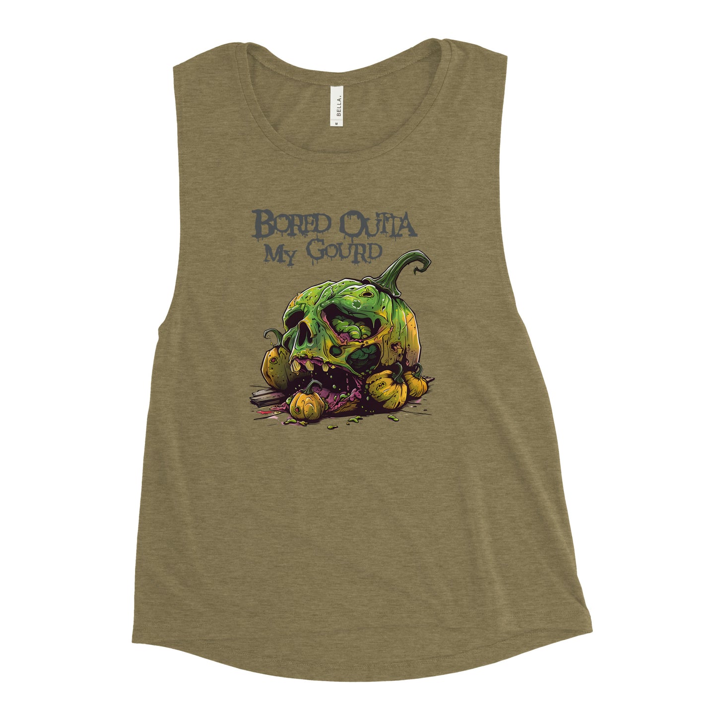 Bored Outta My Gourd Women's Muscle Tank