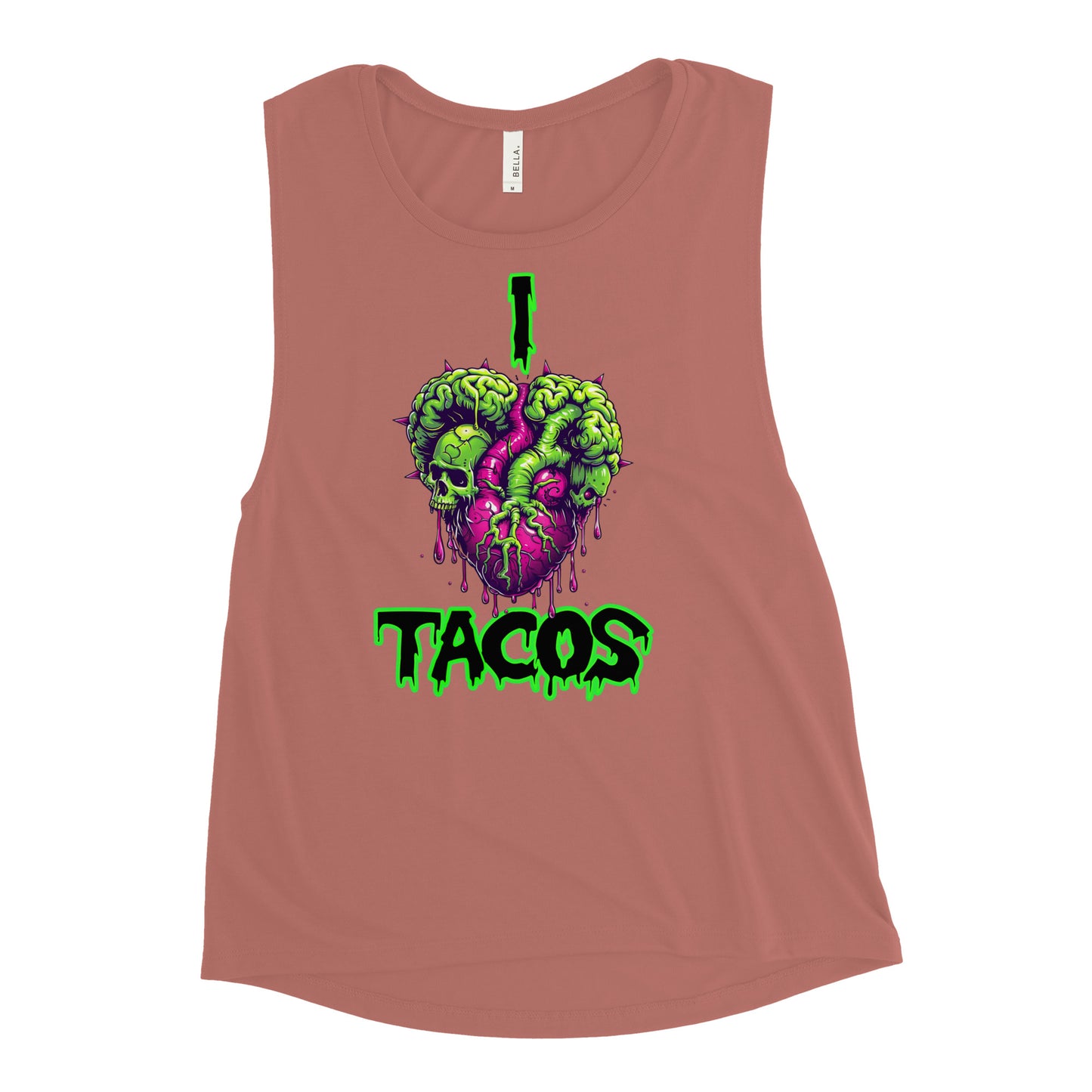 I Heart Tacos Women's Muscle Tank