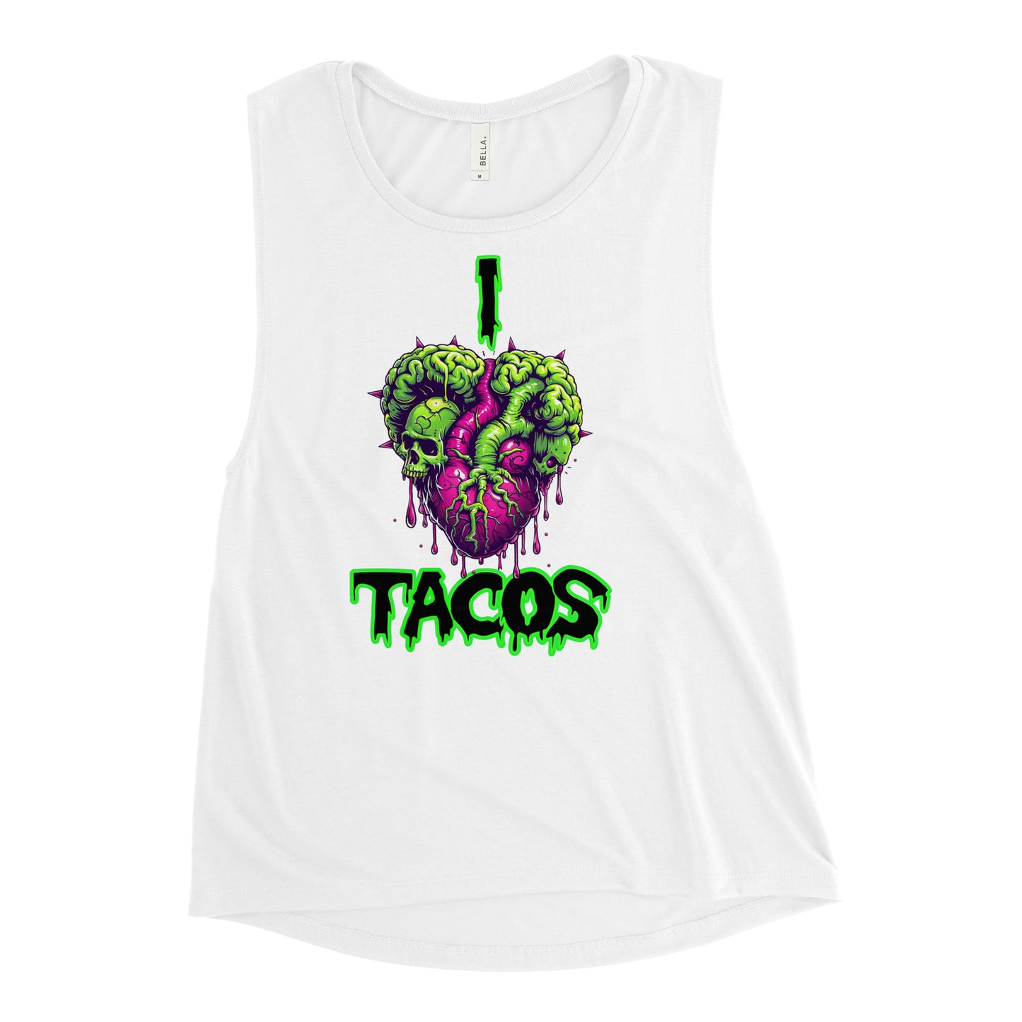 I Heart Tacos Women's Muscle Tank