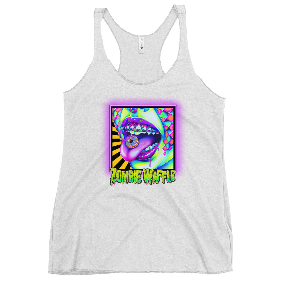 Donuts N Braces Women's Racerback Tank