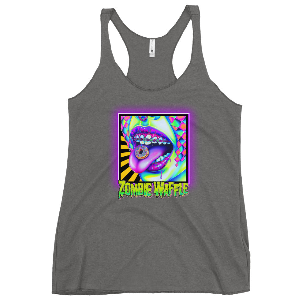 Donuts N Braces Women's Racerback Tank