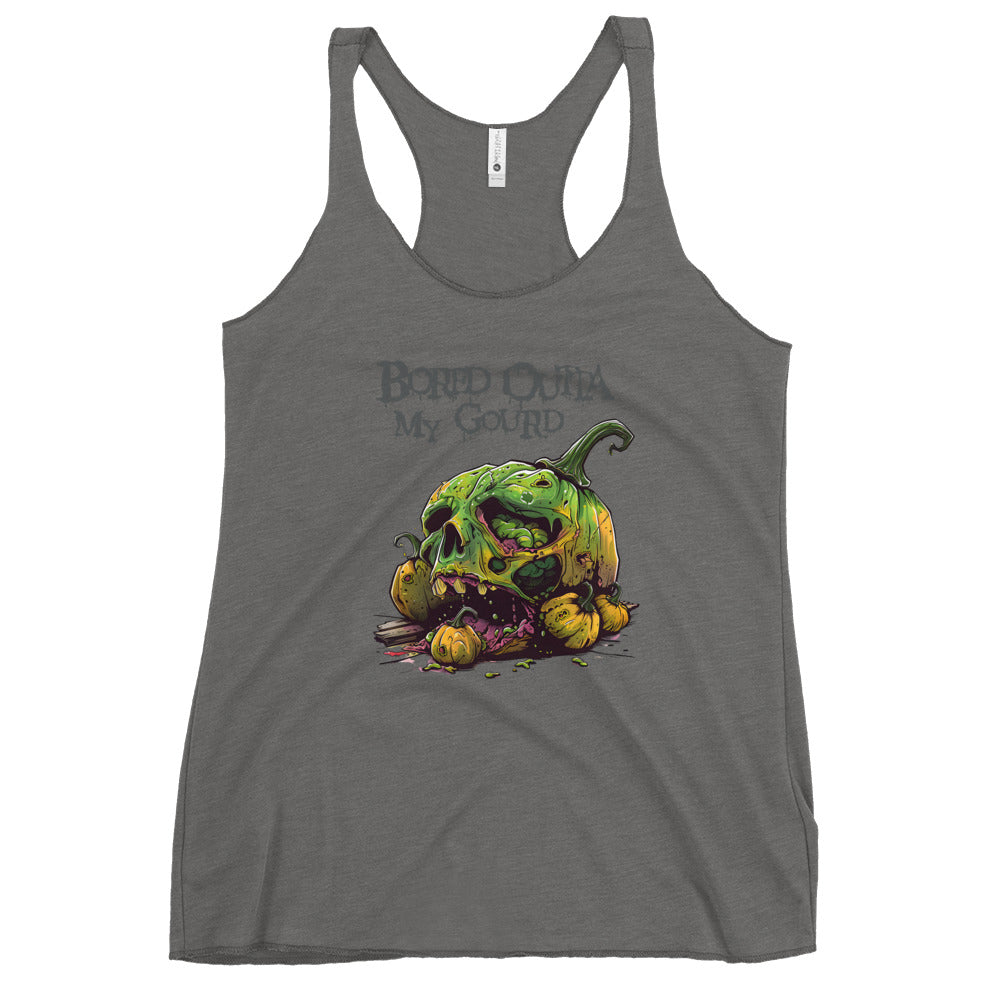 Bored Outta My Gourd Women's Racerback Tank