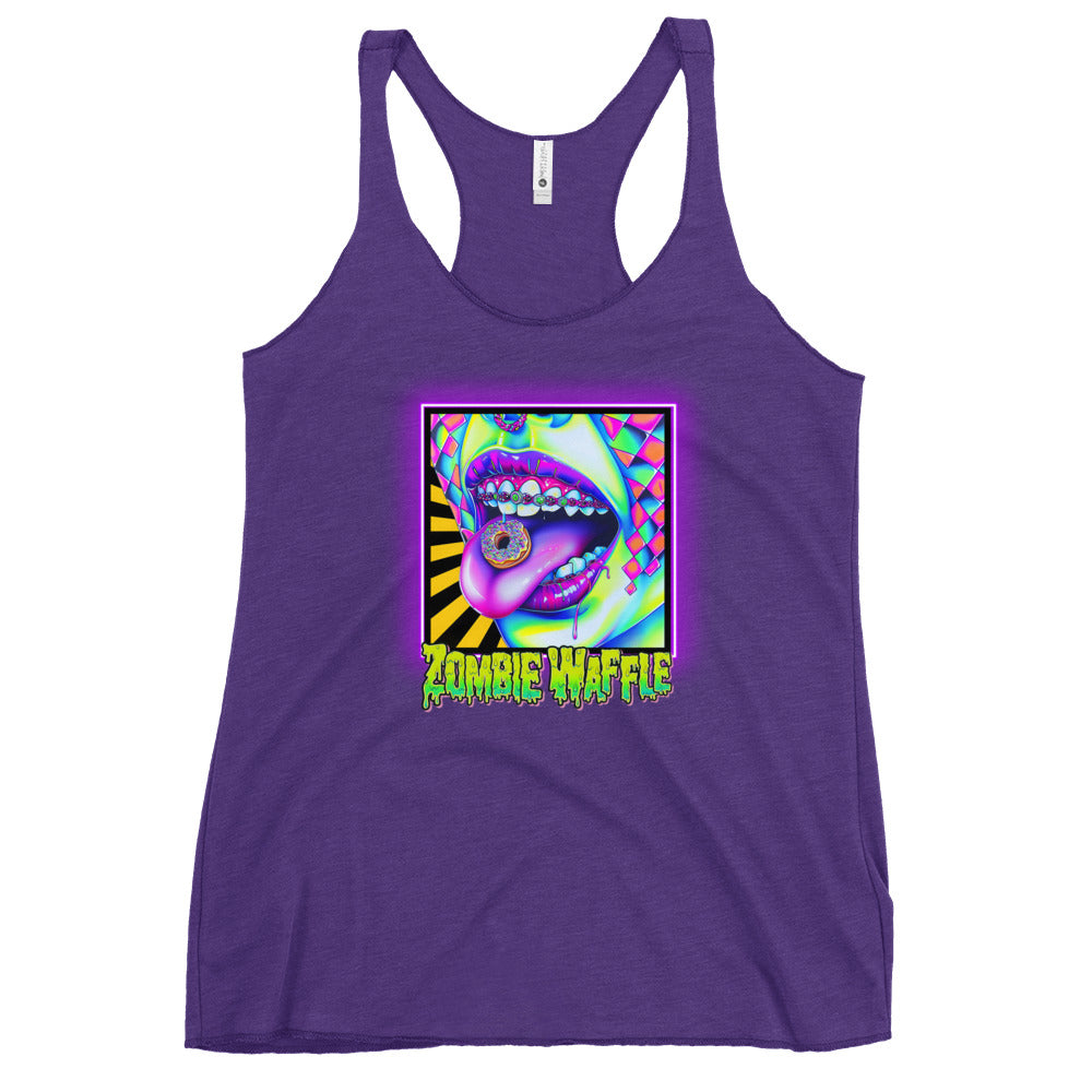 Donuts N Braces Women's Racerback Tank