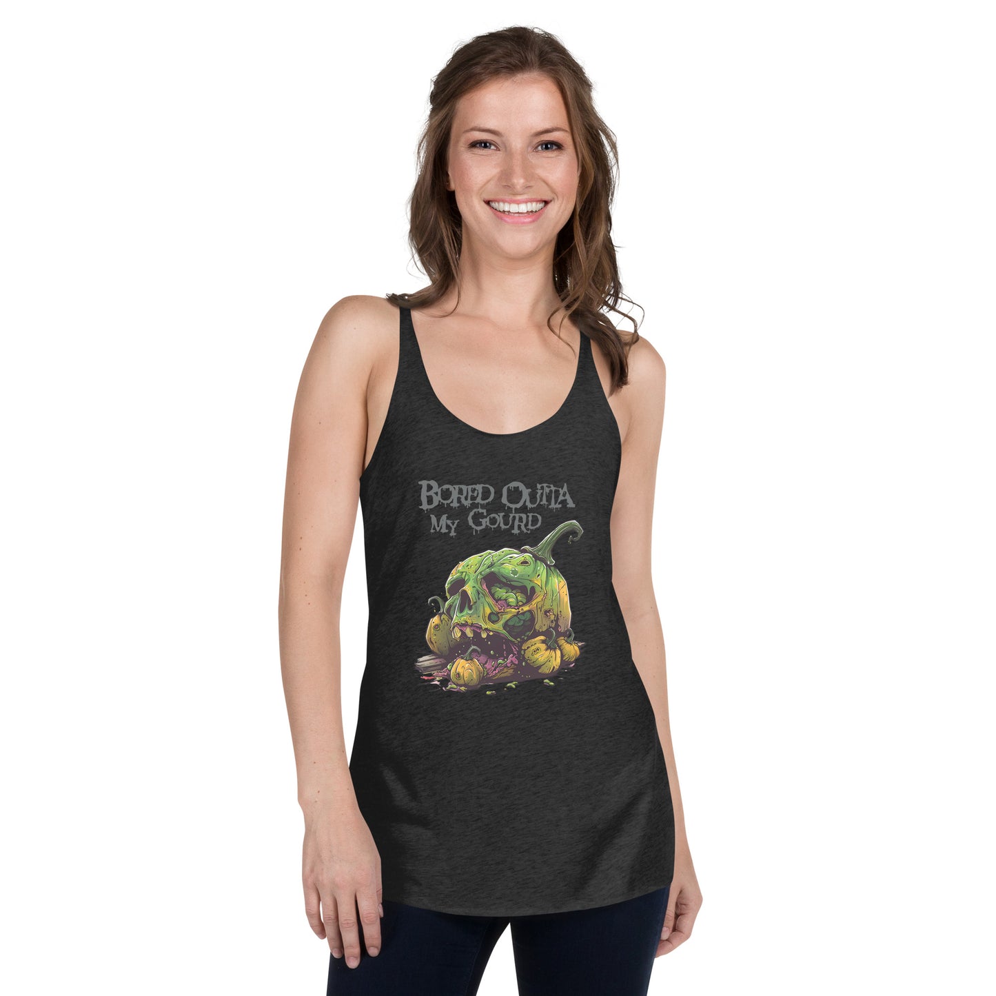 Bored Outta My Gourd Women's Racerback Tank