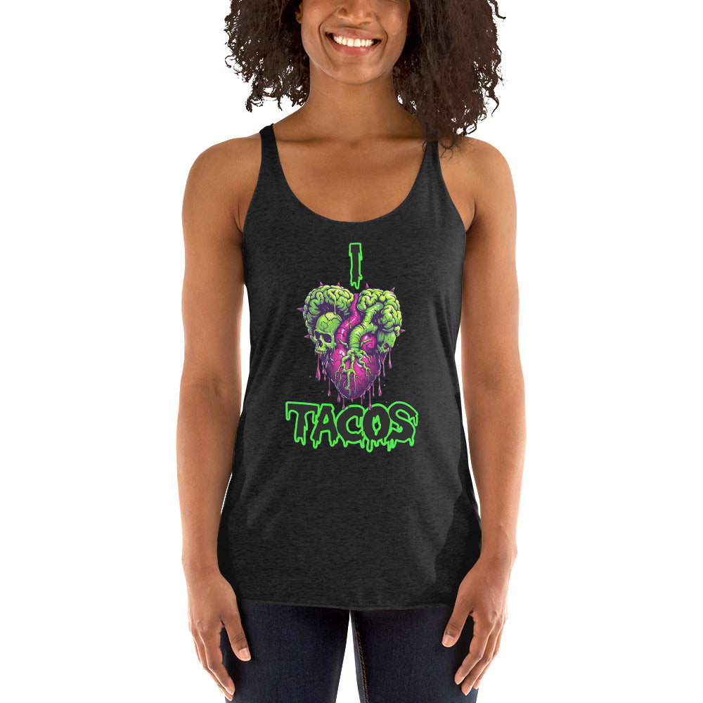 I heart Tacos Women's Racerback Tank