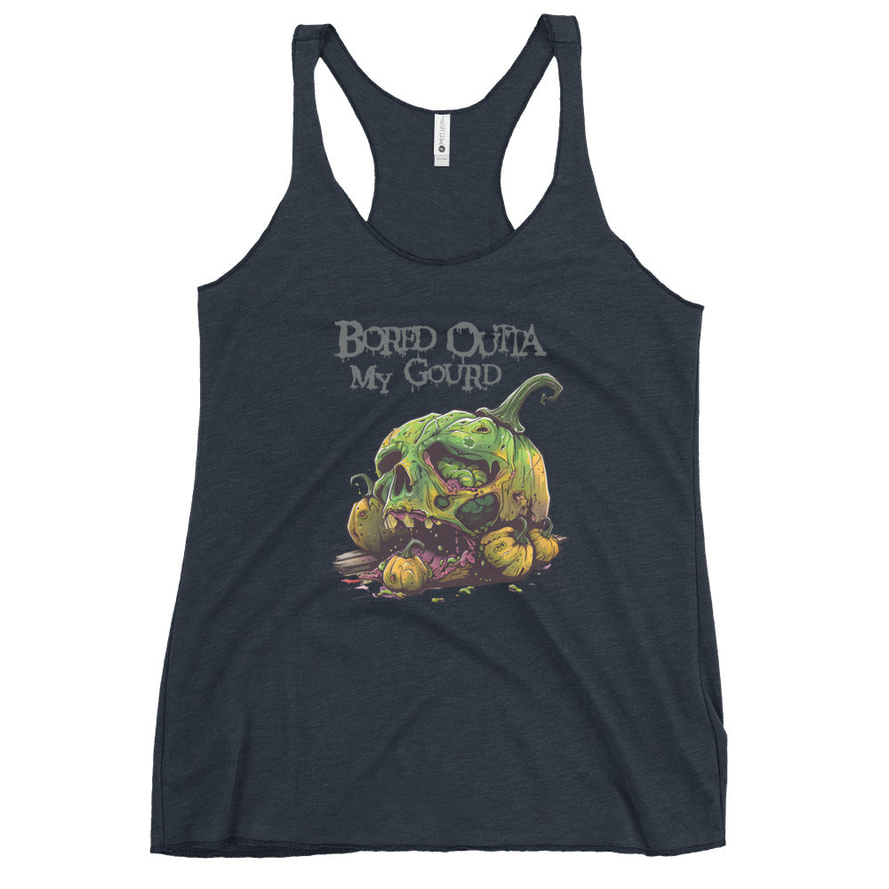 Bored Outta My Gourd Women's Racerback Tank