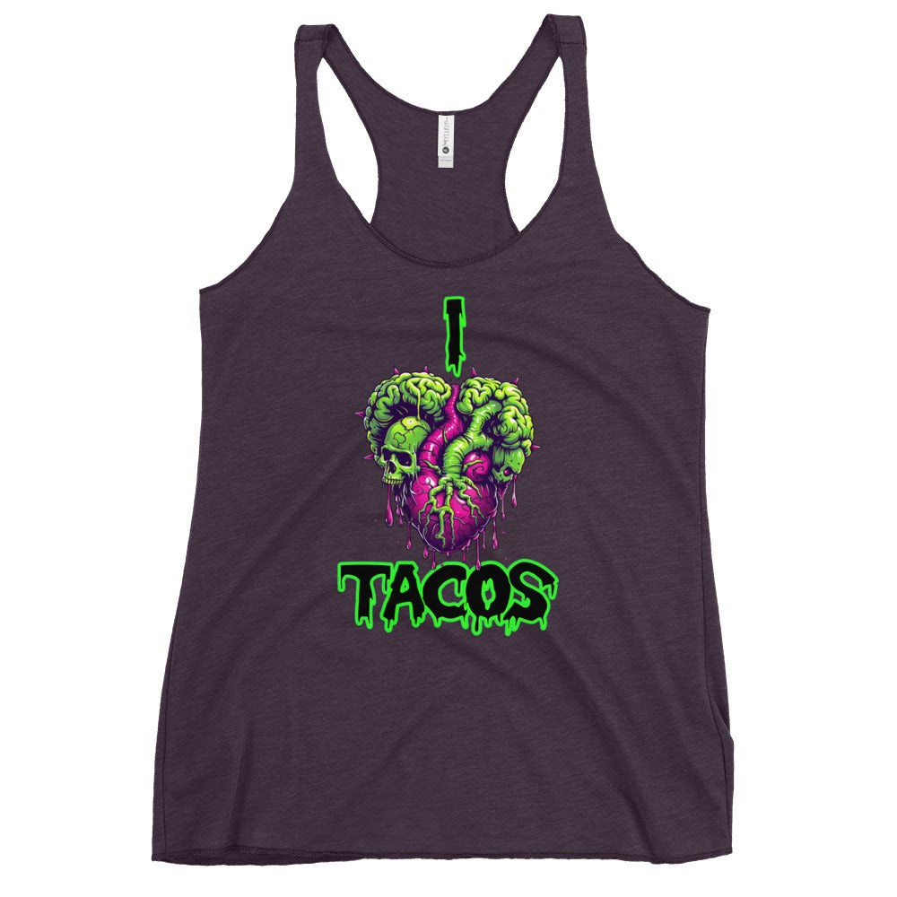 I heart Tacos Women's Racerback Tank