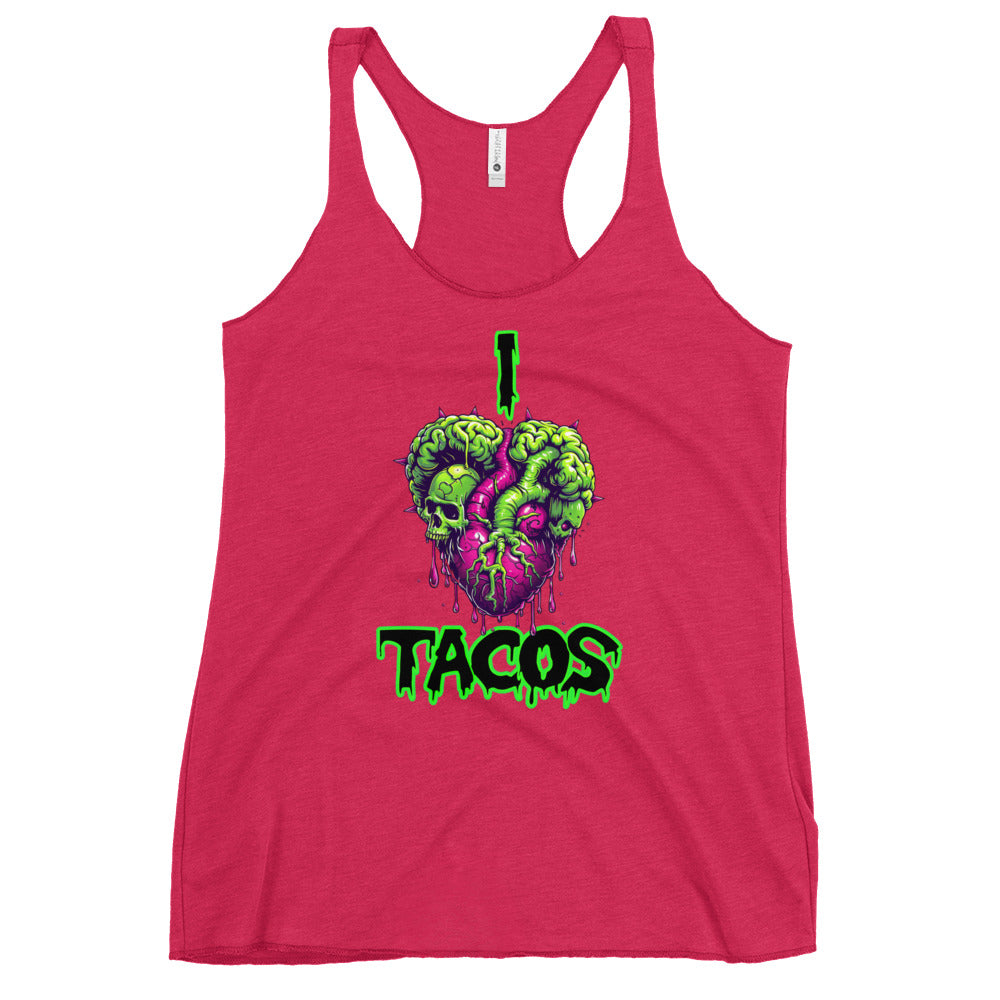 I heart Tacos Women's Racerback Tank