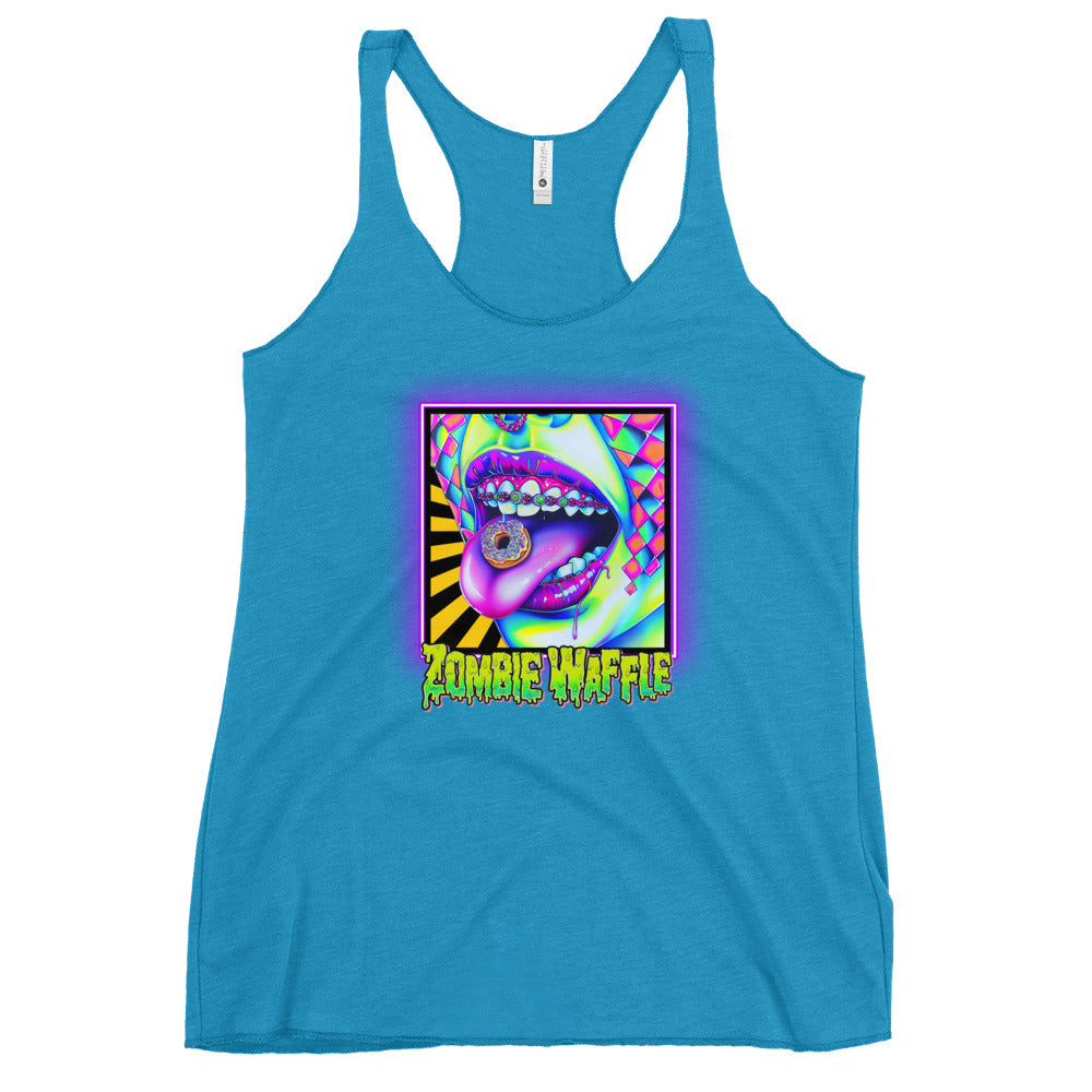 Donuts N Braces Women's Racerback Tank