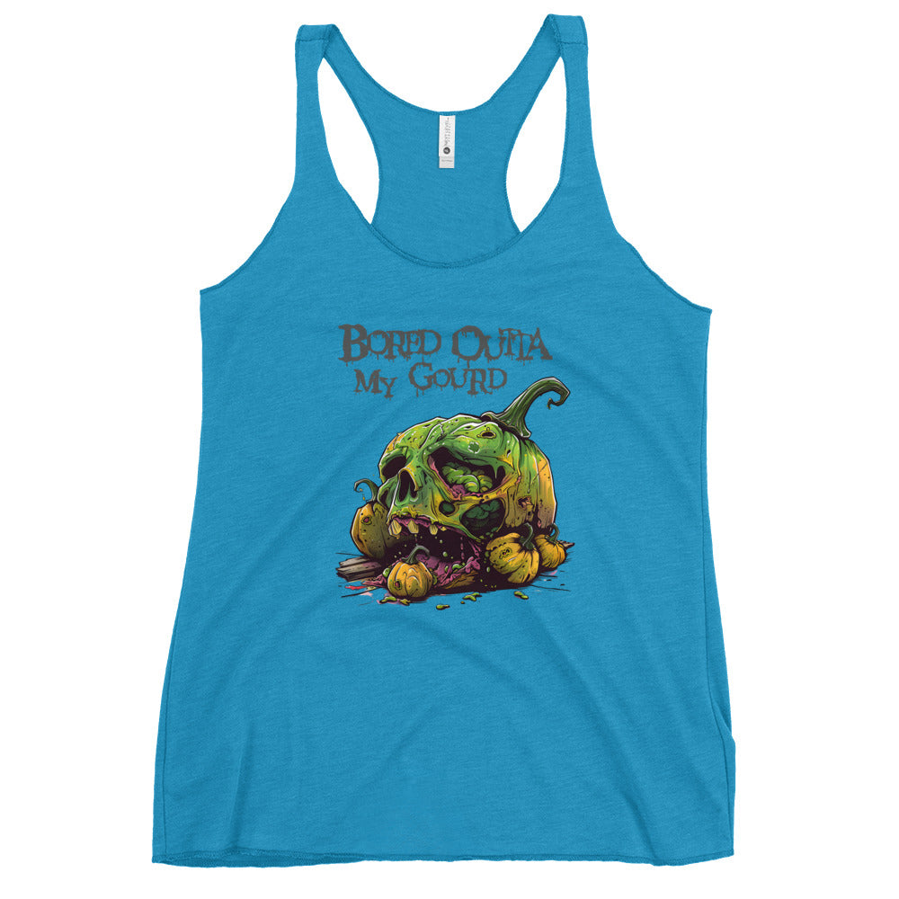 Bored Outta My Gourd Women's Racerback Tank