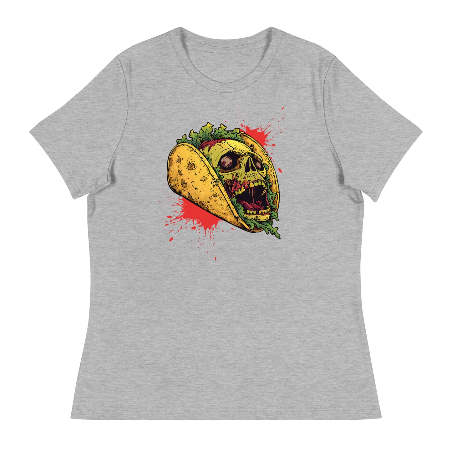 Screaming Zombie Taco Women's Loose Fit Tee