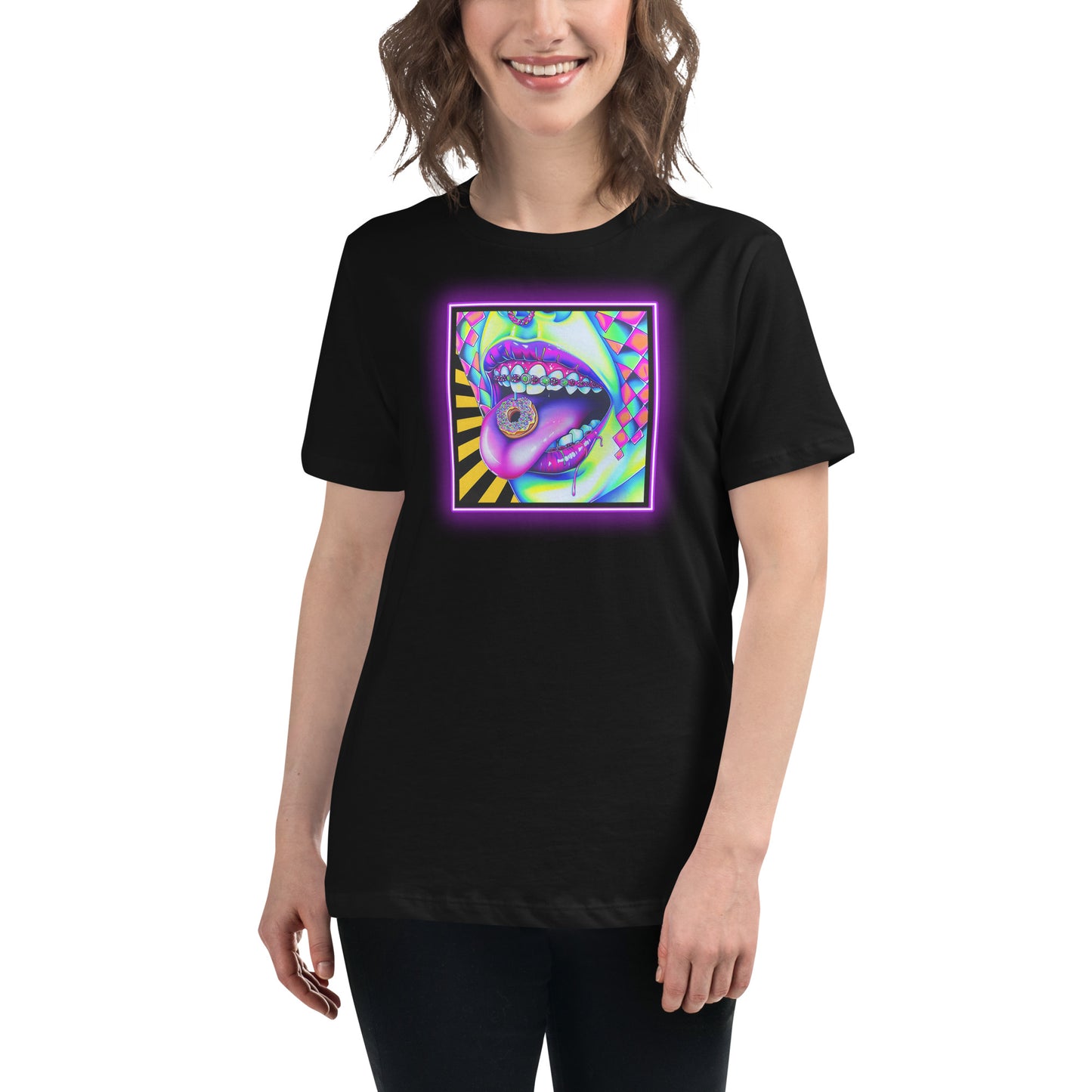 Donuts N Braces Women's Loose Fit Tee