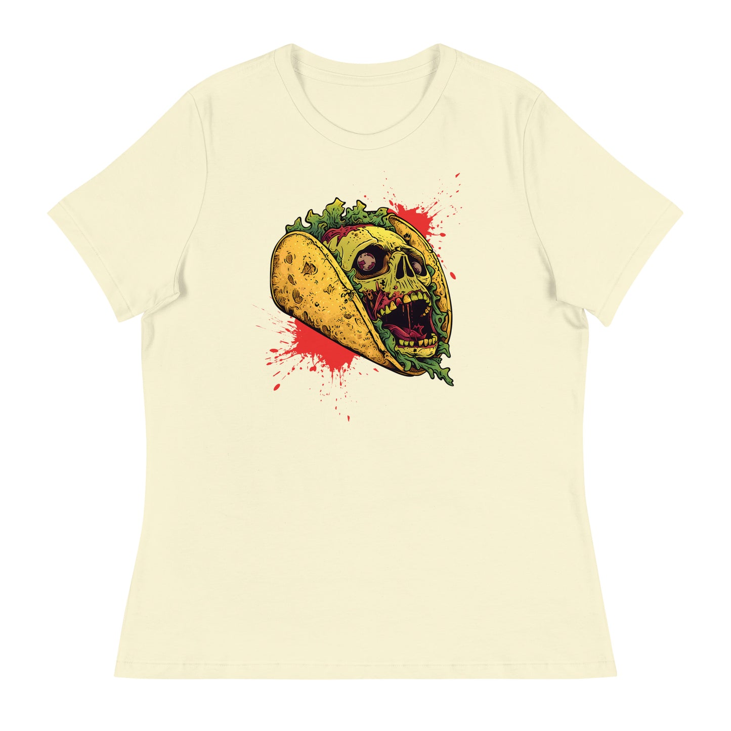 Screaming Zombie Taco Women's Loose Fit Tee