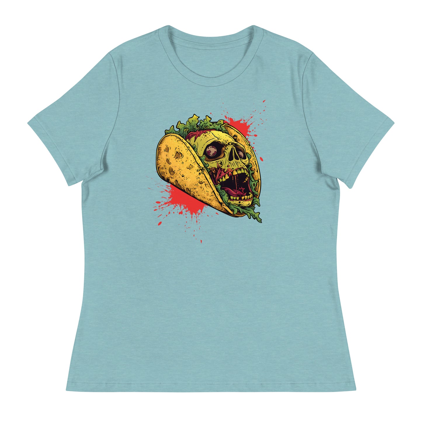 Screaming Zombie Taco Women's Loose Fit Tee