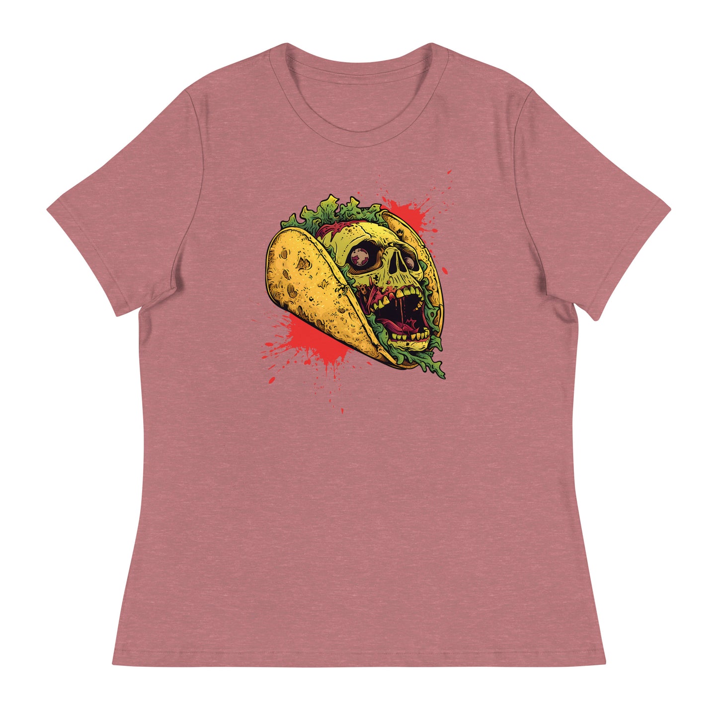 Screaming Zombie Taco Women's Loose Fit Tee