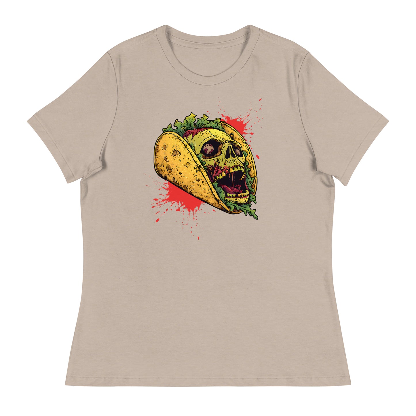 Screaming Zombie Taco Women's Loose Fit Tee