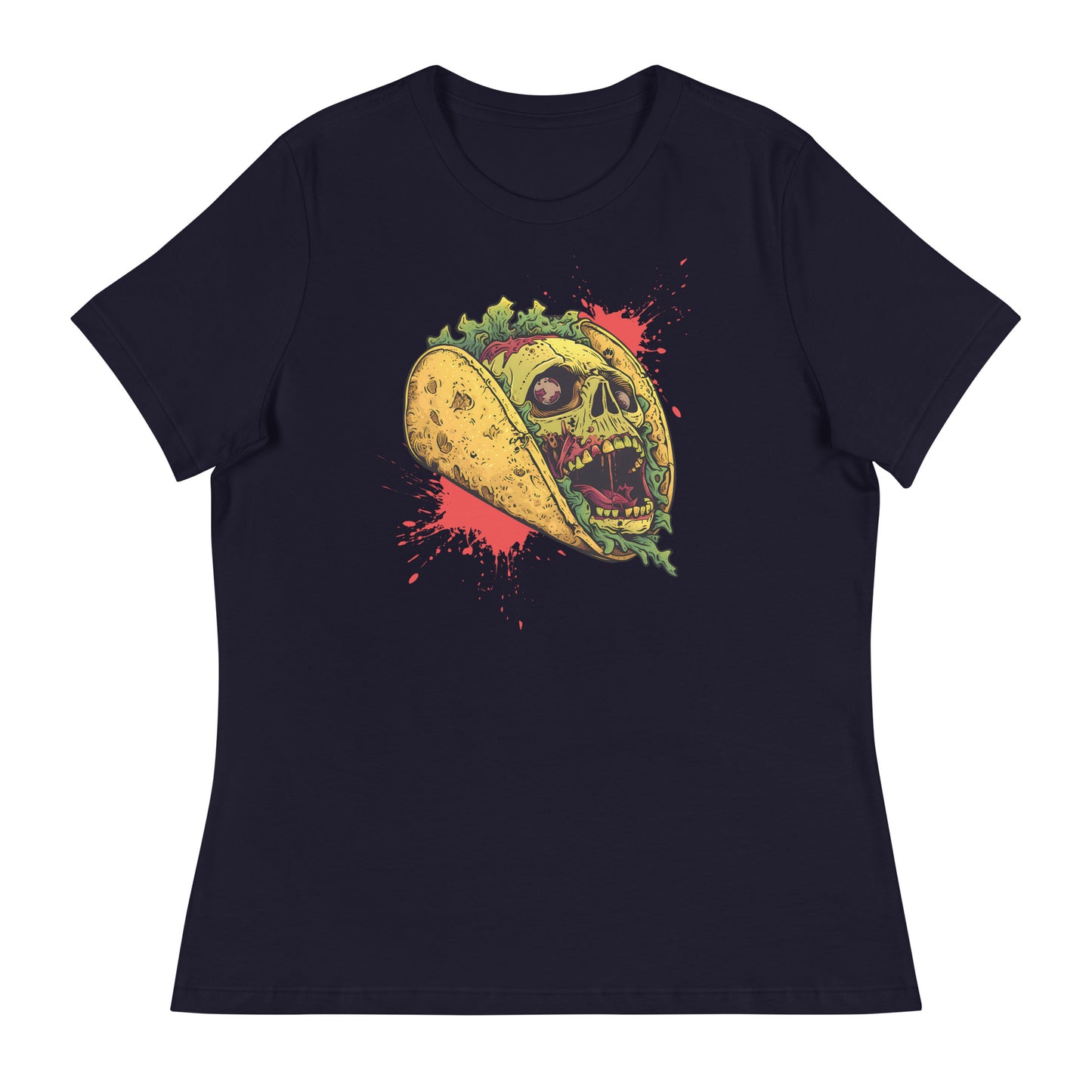 Screaming Zombie Taco Women's Loose Fit Tee