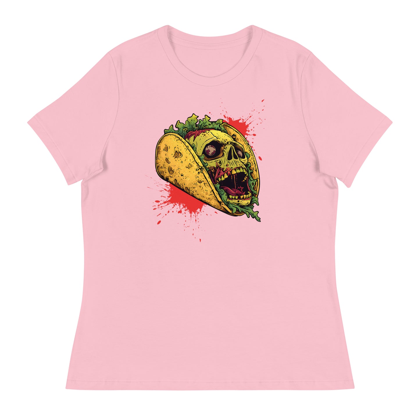 Screaming Zombie Taco Women's Loose Fit Tee