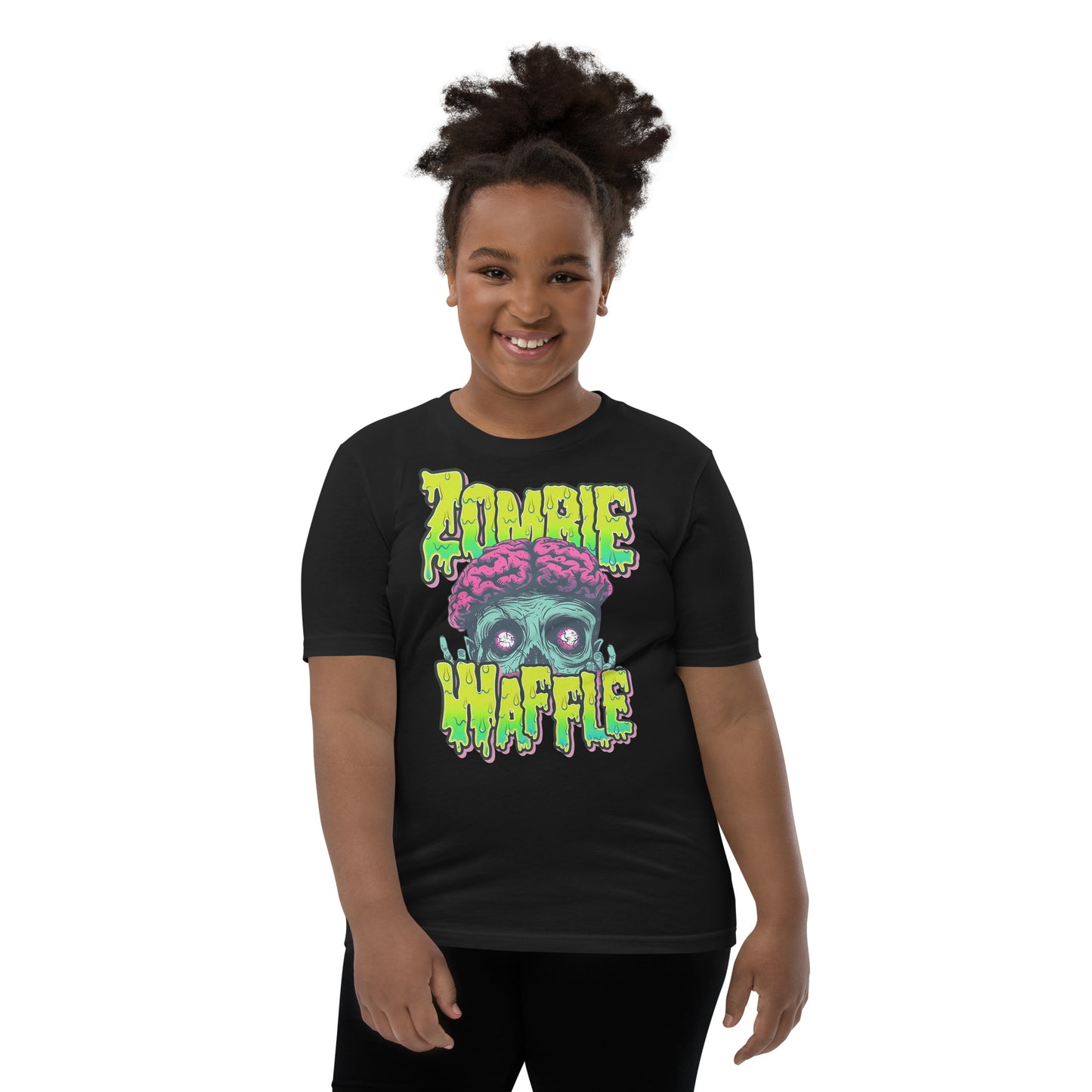 Zombie Waffle Logo Youth Tee