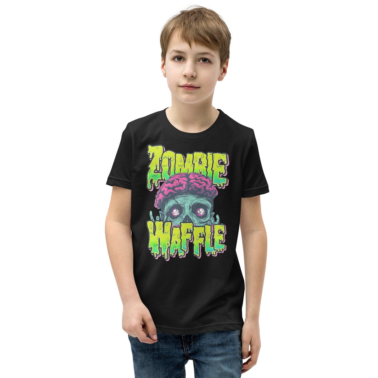 Zombie Waffle Logo Youth Tee