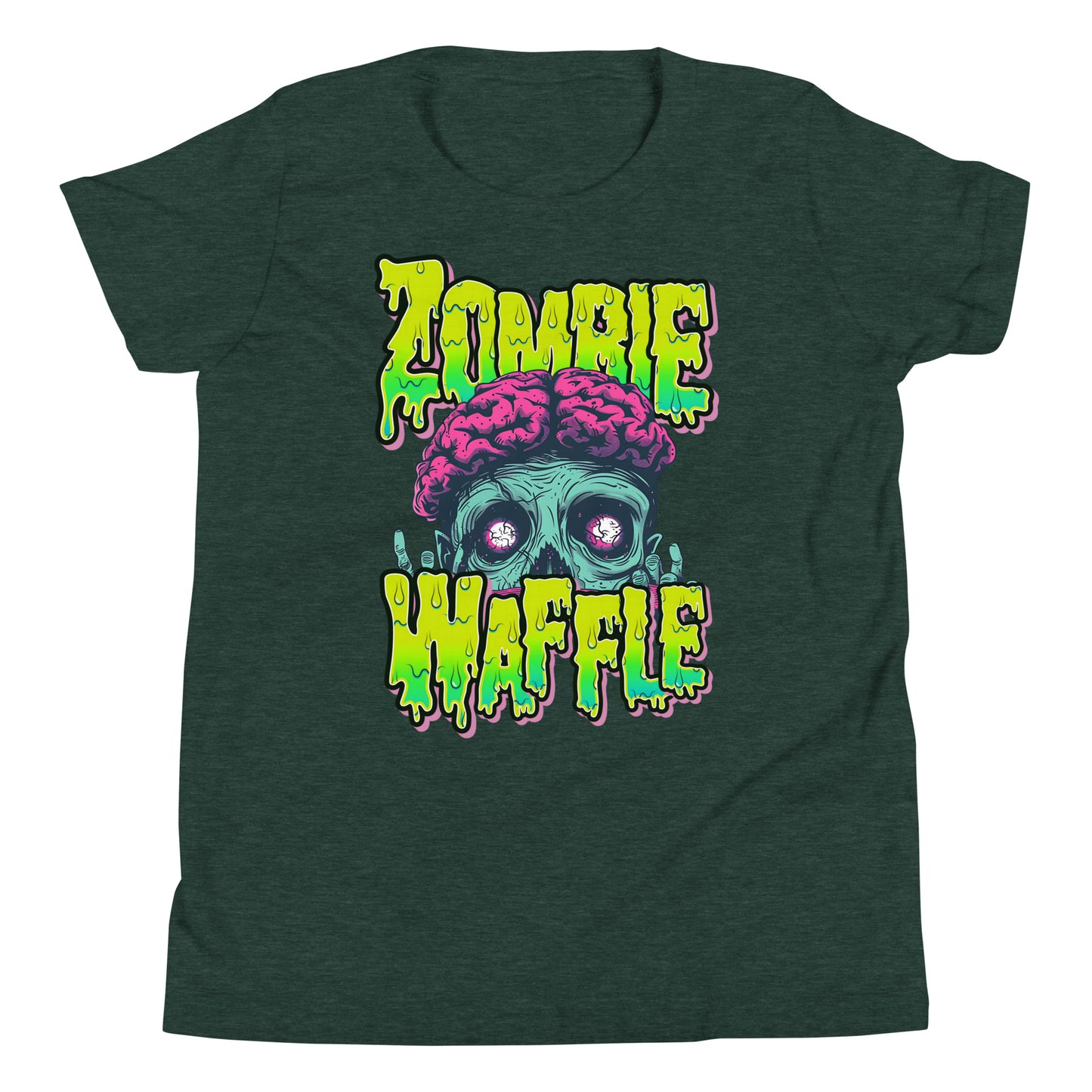 Zombie Waffle Logo Youth Tee